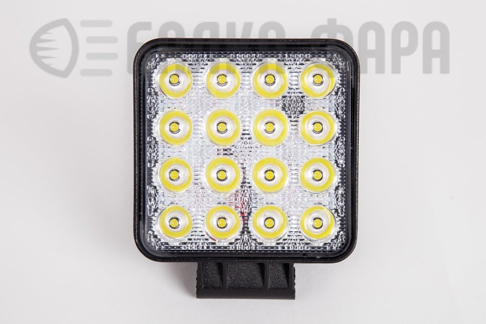 Фара LED квадратная дальнего света, 48 Ватт, серия 1015