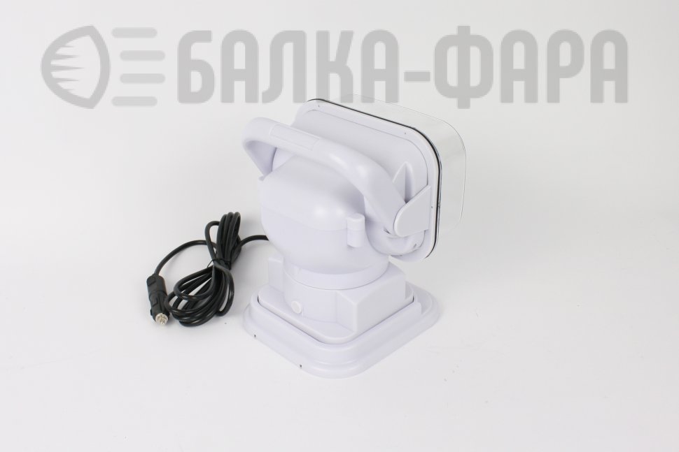 Фара искатель диодный с ПДУ, белый 10-30V