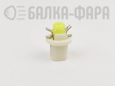 Лампа светодиодная панели приборов 12v B8.5D белый /2147/
