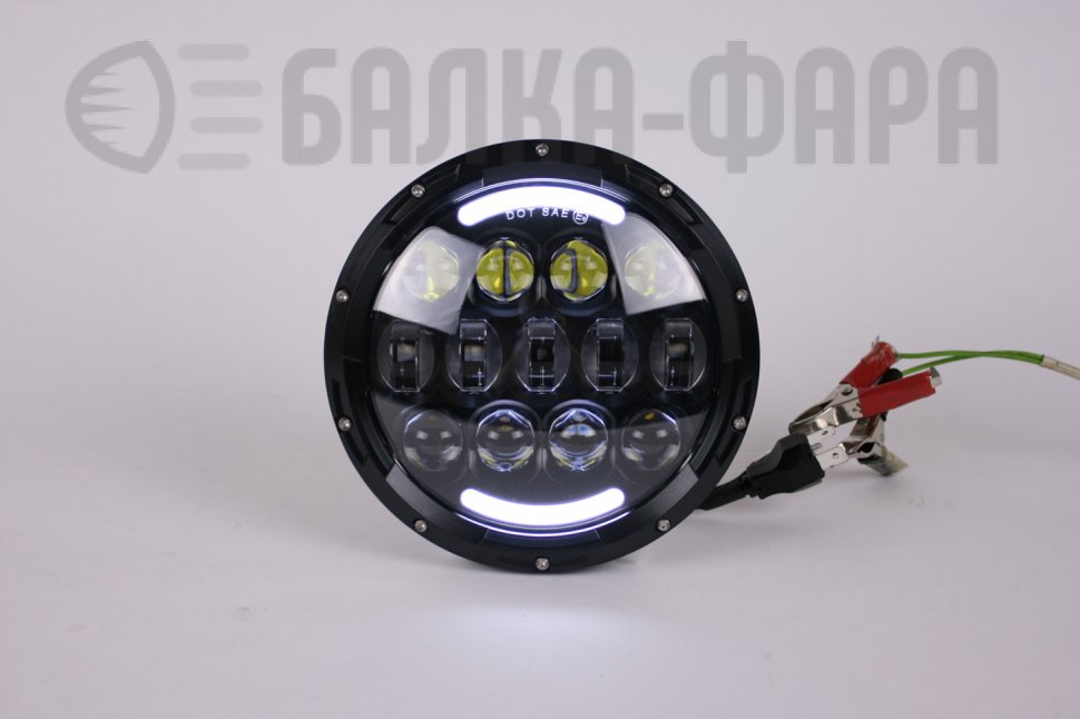 Светодиодная фарa  110 Ватт, на Ниву, УАЗ, Jeep Wrangler