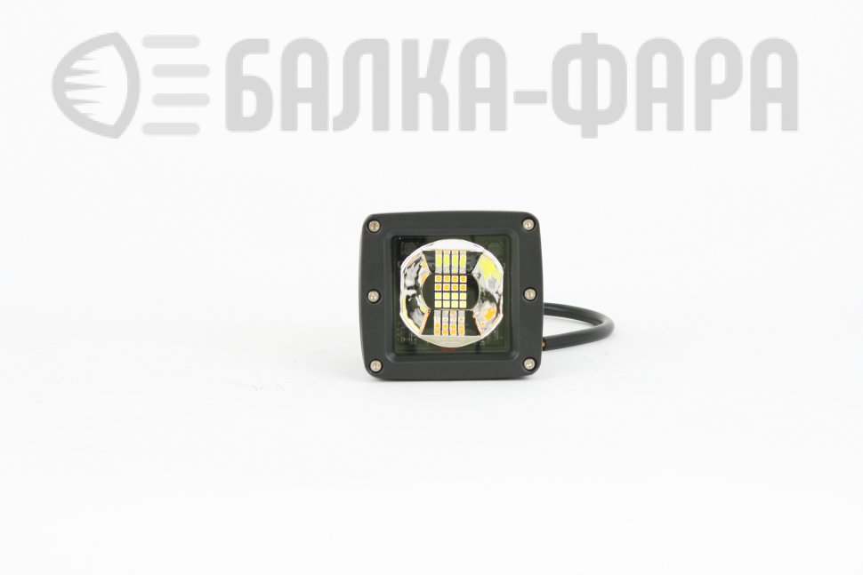 Противотуманная LED фара на два режима (желтый + белый)